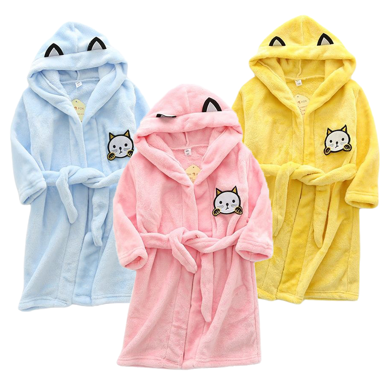 Winter Clothing Baby Boy - Batas de gato de dibujos animados