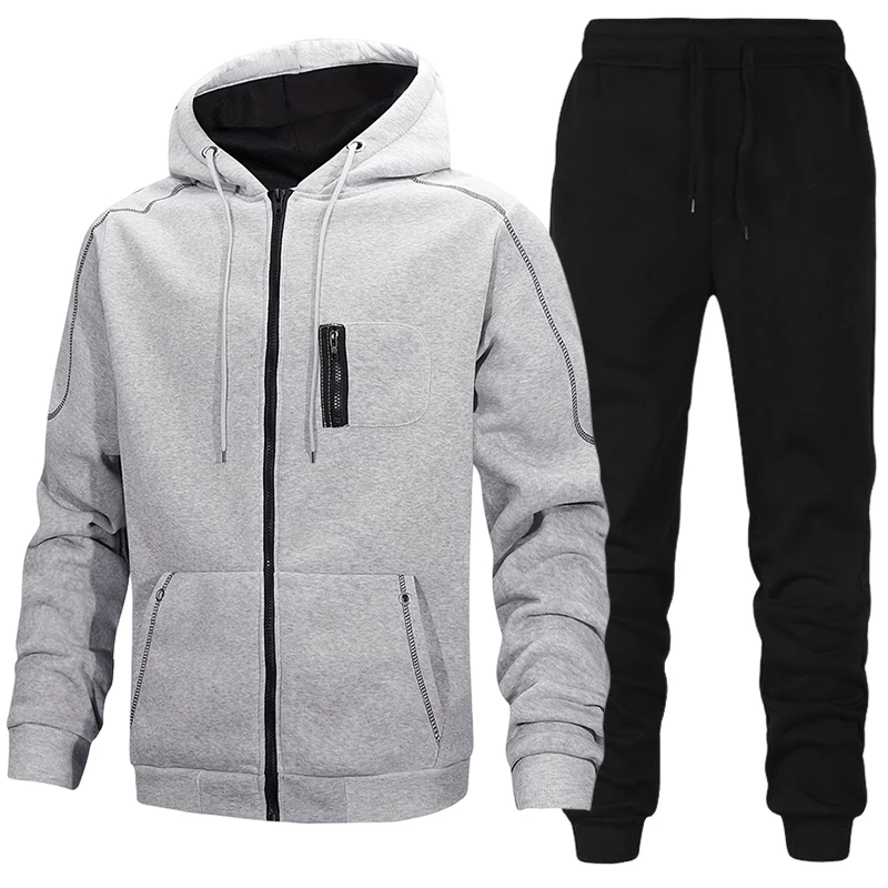 Winter Clothing Usa - Conjunto Deportivo para Hombre, Chaqueta con