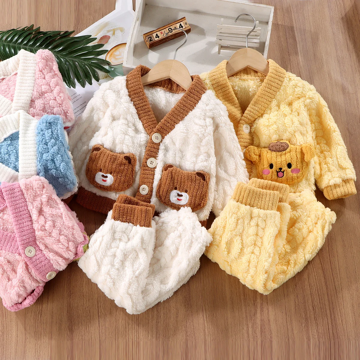 Winter Clothing Baby Boy - Nuevo Otoño Invierno niños espesar pijamas