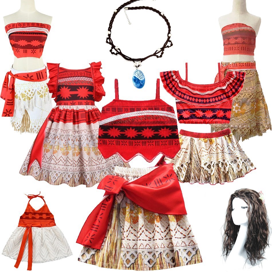 Winter Clothing Storage - Niños Moana Disfraz para Niñas Tirantes