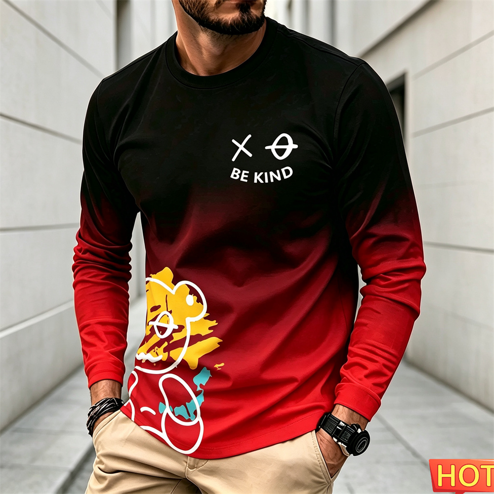 Winter Clothing Usa - Camiseta informal de manga larga para