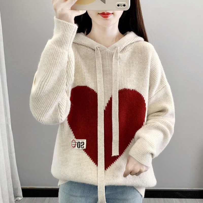 Winter Clothing Drawing - Sudaderas con capucha Beige para mujer,