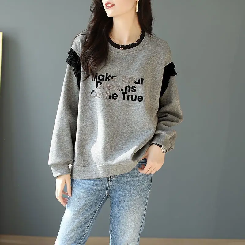 Winter Clothing Essentials For Women - Jersey holgado gris para mujer, Tops,
