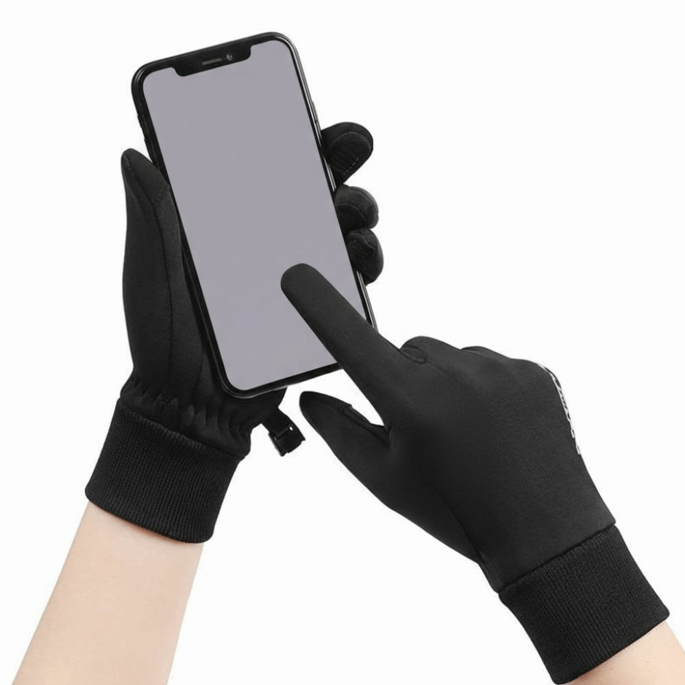 Knit Glove Touch Screen - Guantes de Ciclismo para Niños, Antideslizantes,