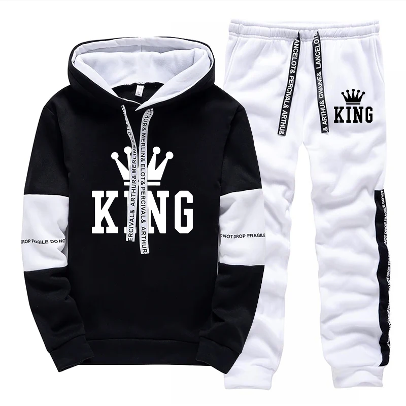 Winter Clothing Usa - Conjunto Deportivo King Printing para Hombre,