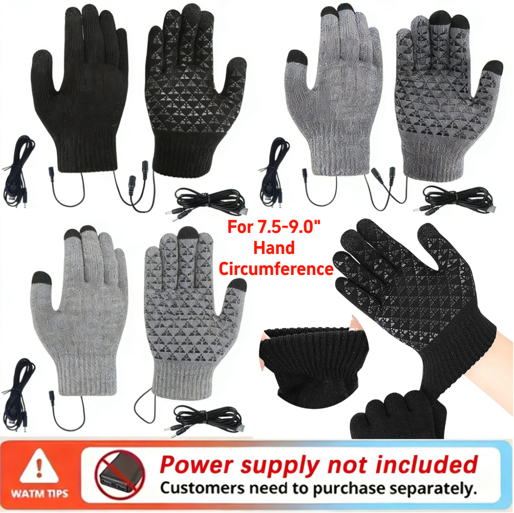 Knit Glove Touch Screen - 5-1 pares de guantes de punto