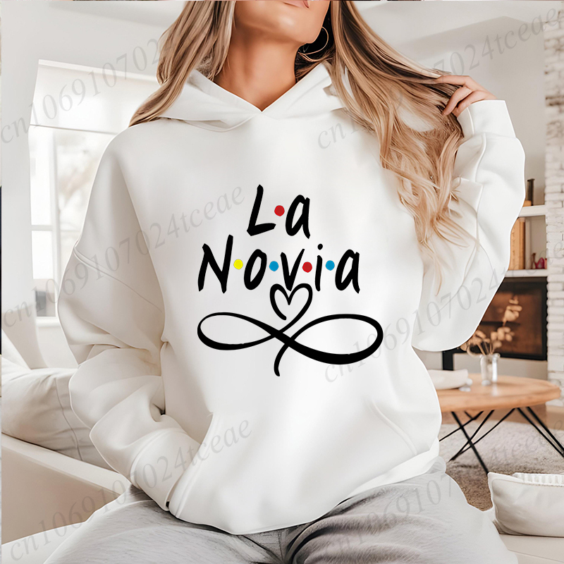 Winter Clothing In Spanish - Sudadera con capucha gráfica de La