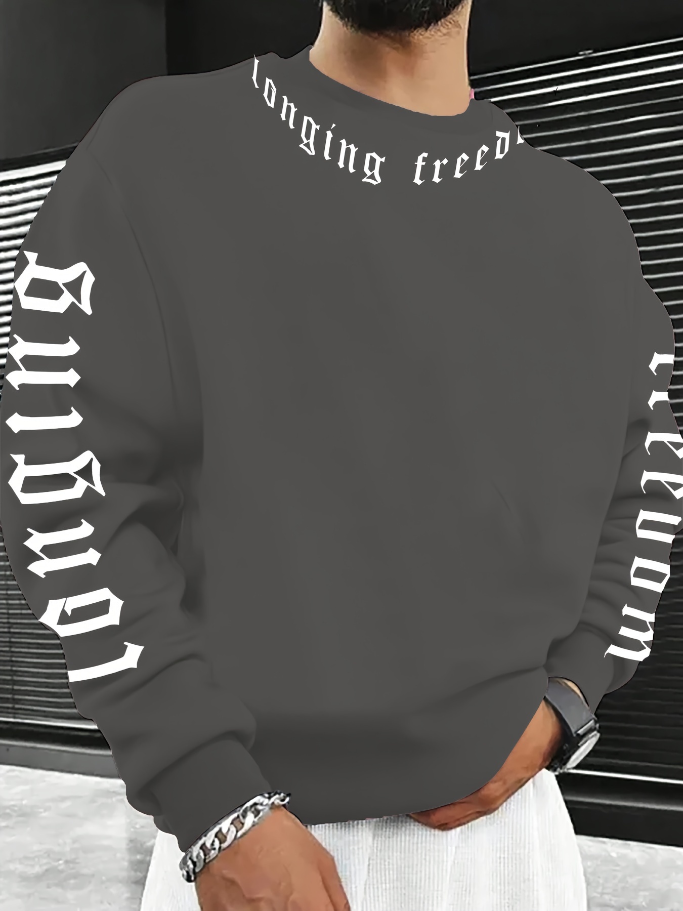 Sudadera de Cuello Redondo par - Winter Clothing Usa reseña y precio