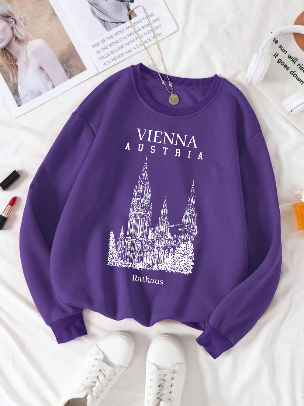 Sudadera con estampado Vienna  - Winter Clothing Vienna reseña y precio