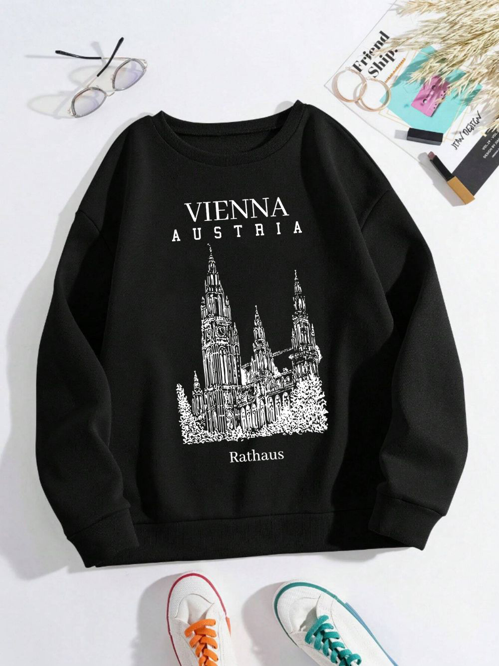 Sudadera con estampado Vienna  - Winter Clothing Vienna reseña y precio