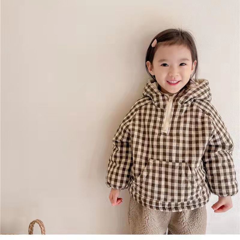 Chaqueta a cuadros para niños, - Winter Clothing Baby Boy reseña y precio