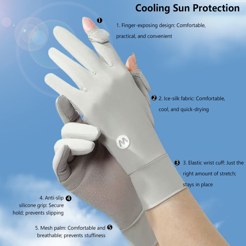 Guantes transpirables de seda  - Knit Glove Touch Screen reseña y precio