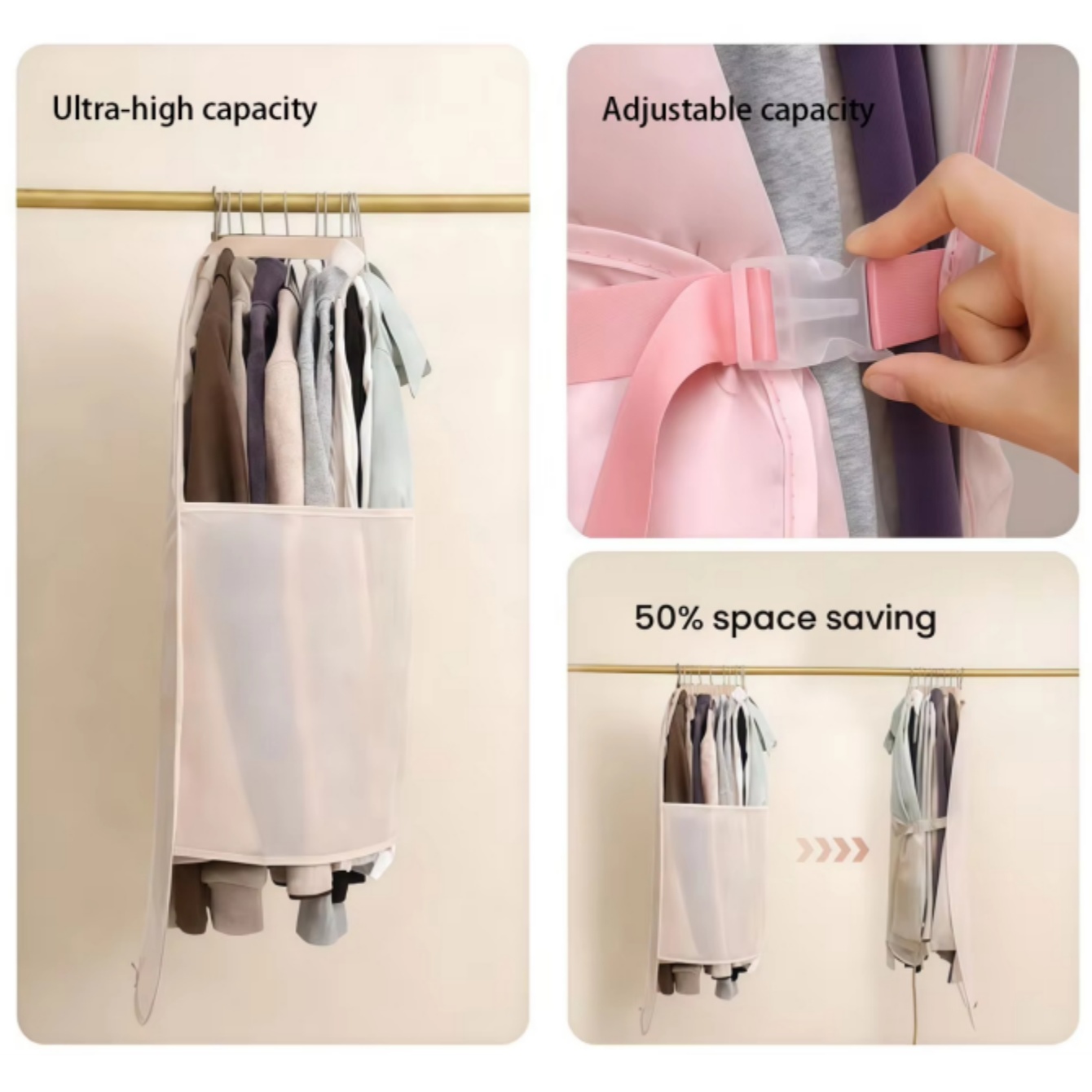 Bolsa de compresión colgante p - Winter Clothing Storage reseña y precio