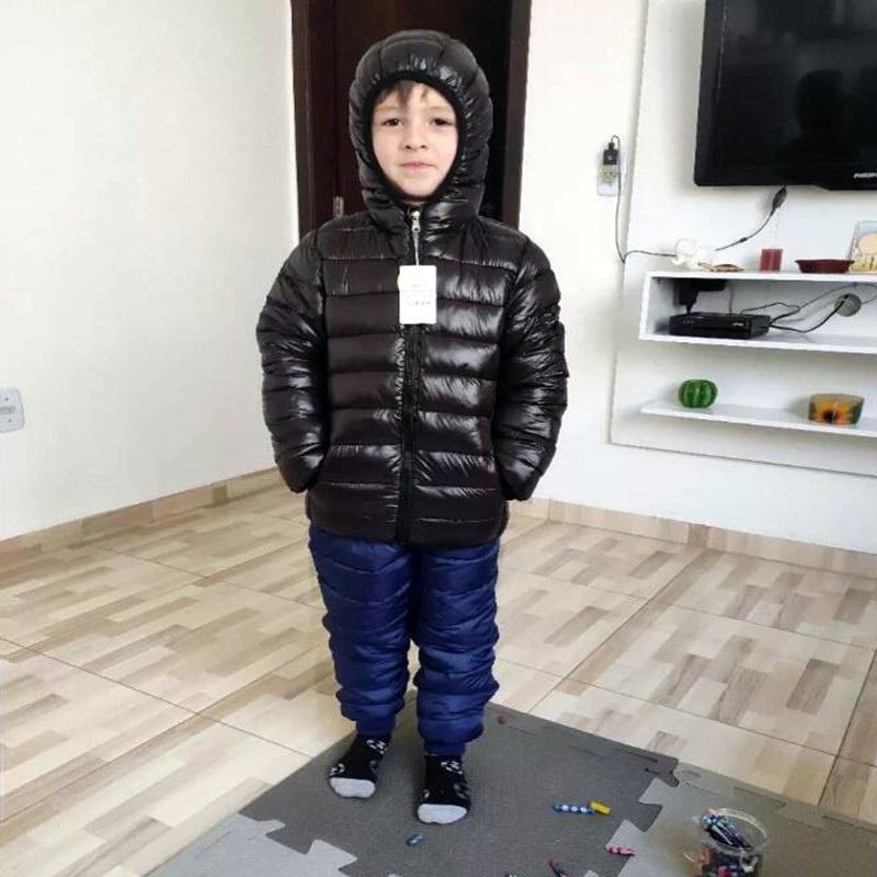 Chaquetas de plumón ligeras co - Winter Clothing Kids reseña y precio