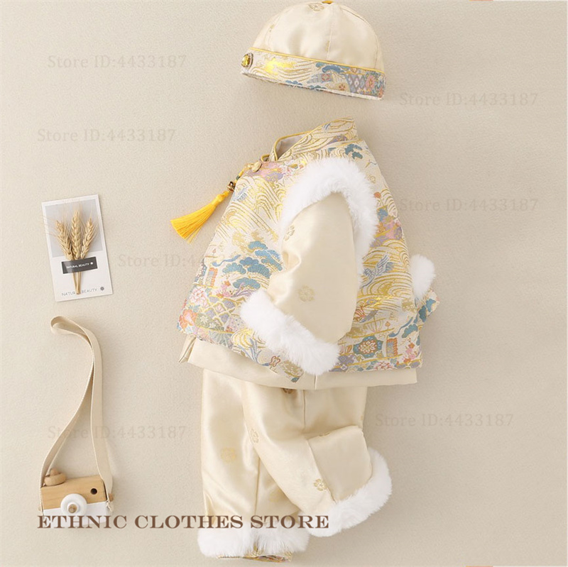 Traje Tang de cien días para n - Winter Clothing Baby Boy reseña y precio