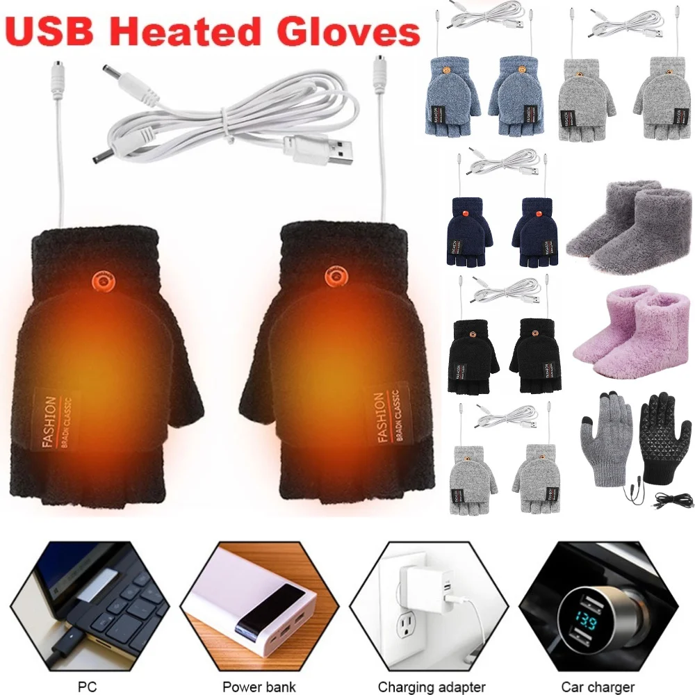 Guantes calefactables eléctric - Knit Glove Touch Screen reseña y precio