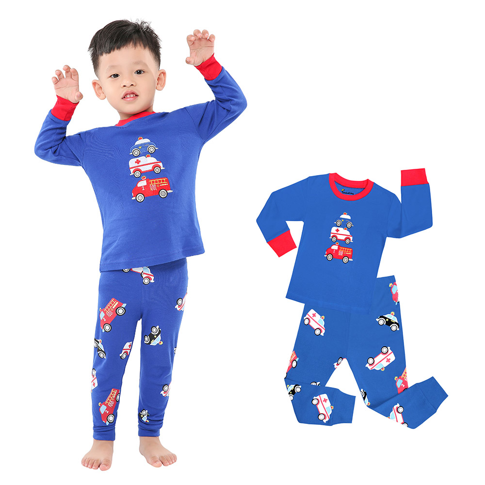 100 Cotton Boys Pajamas Sets 2 - Winter Clothing Baby Boy reseña y precio