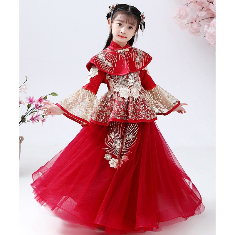 Traje Hanfu Cheongsam para Niñ - Winter Clothing Kids reseña y precio