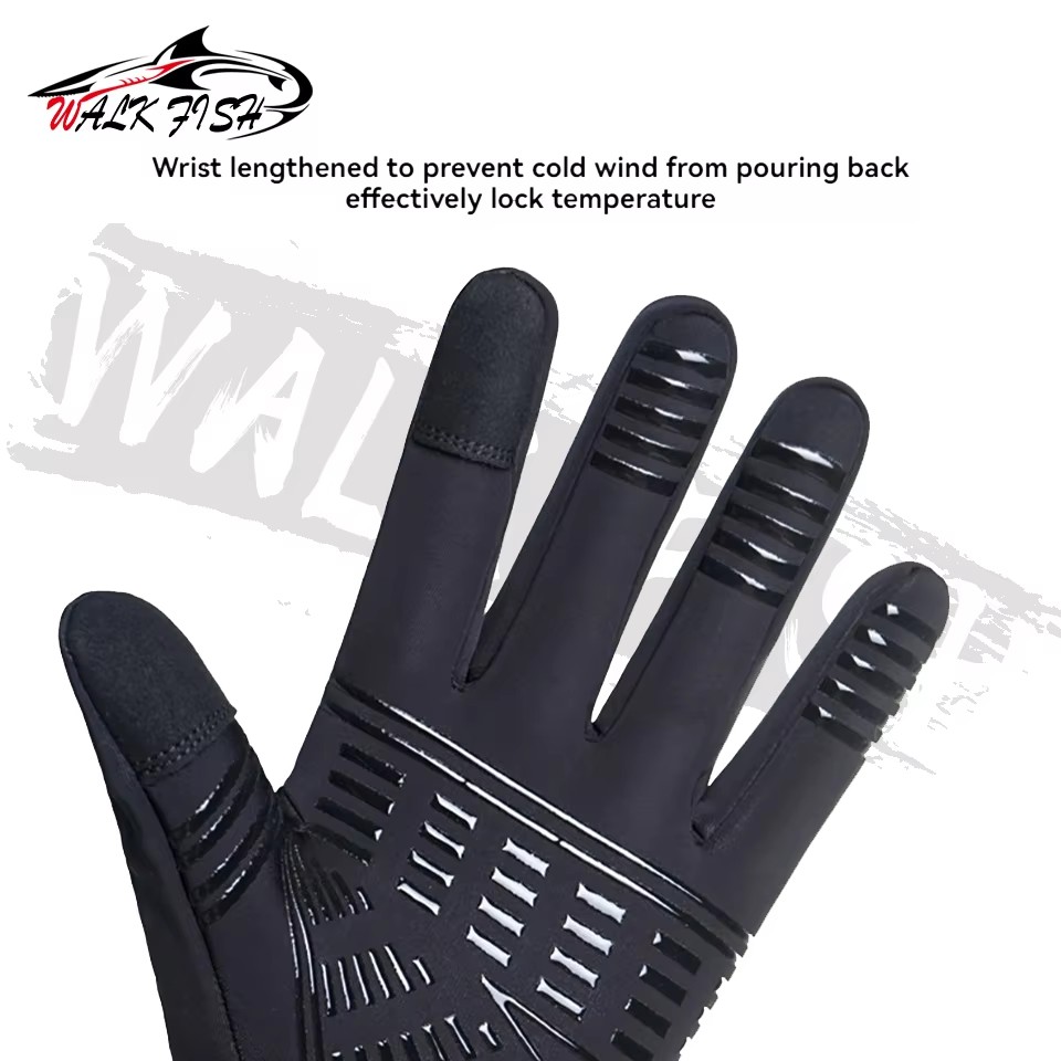 Guantes de pesca WALK FISH par - Knit Glove Touch Screen reseña y precio