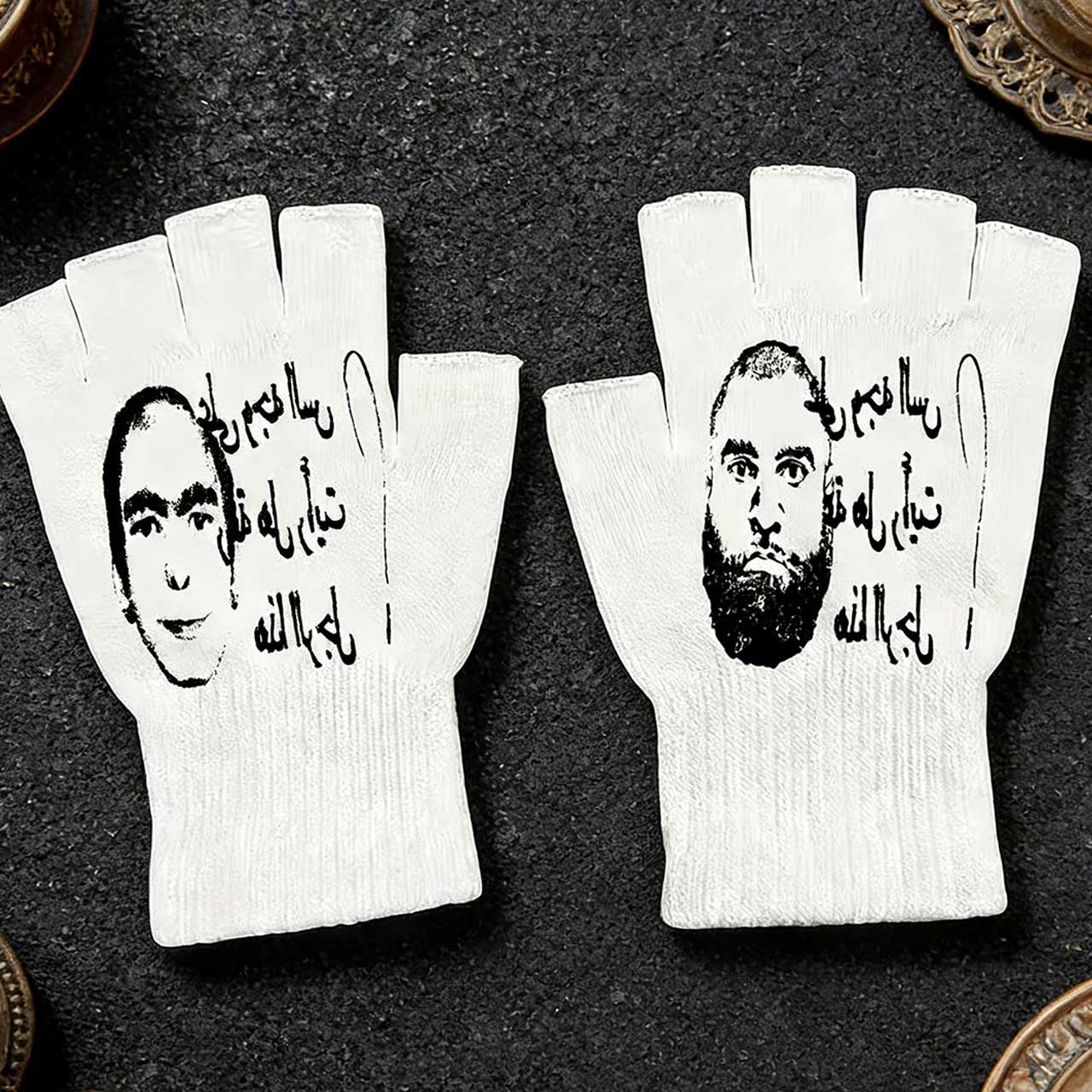 Guantes sin dedos con estampad - Knit Glove Touch Screen reseña y precio