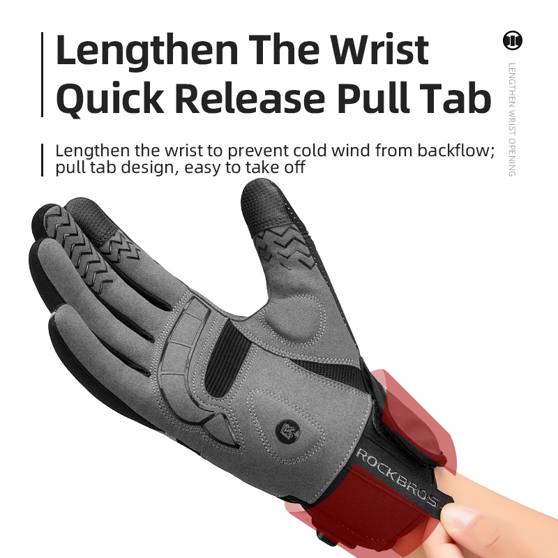 ROCKBROS-guante de invierno co - Knit Glove Touch Screen reseña y precio