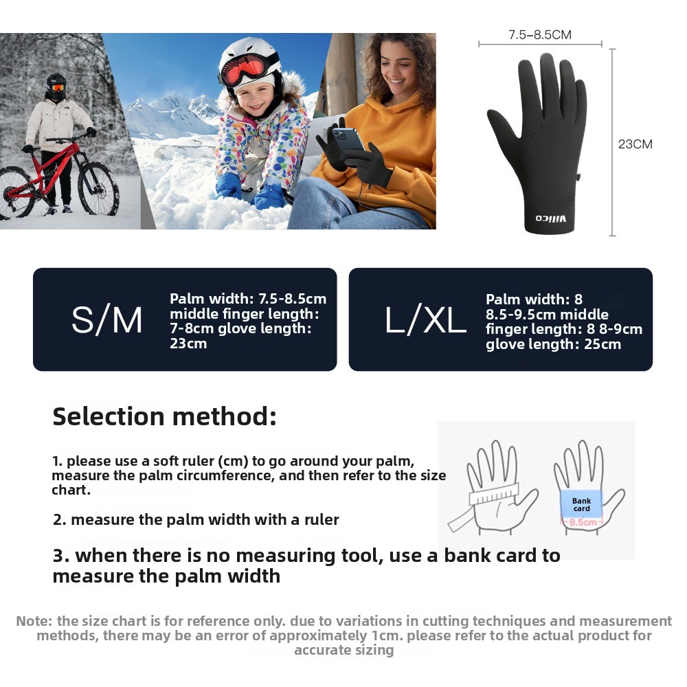 Guantes de invierno cálidos de - Knit Glove Touch Screen reseña y precio
