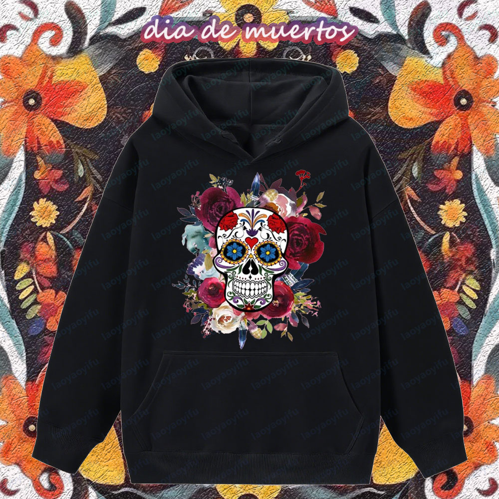 Dia De Los Muertos ropa Vintag - Winter Clothing In Spanish reseña y precio