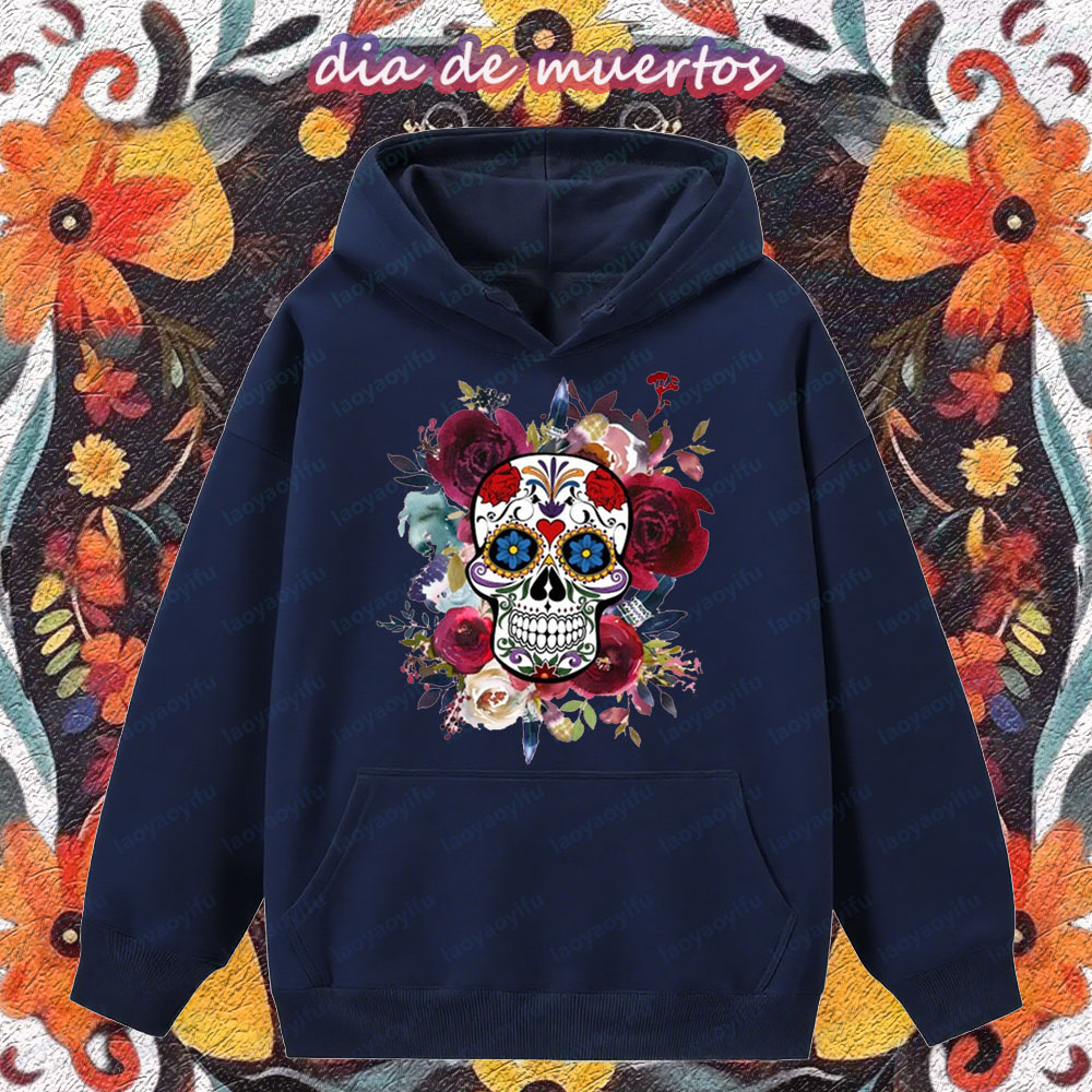 Dia De Los Muertos ropa Vintag - Winter Clothing In Spanish reseña y precio